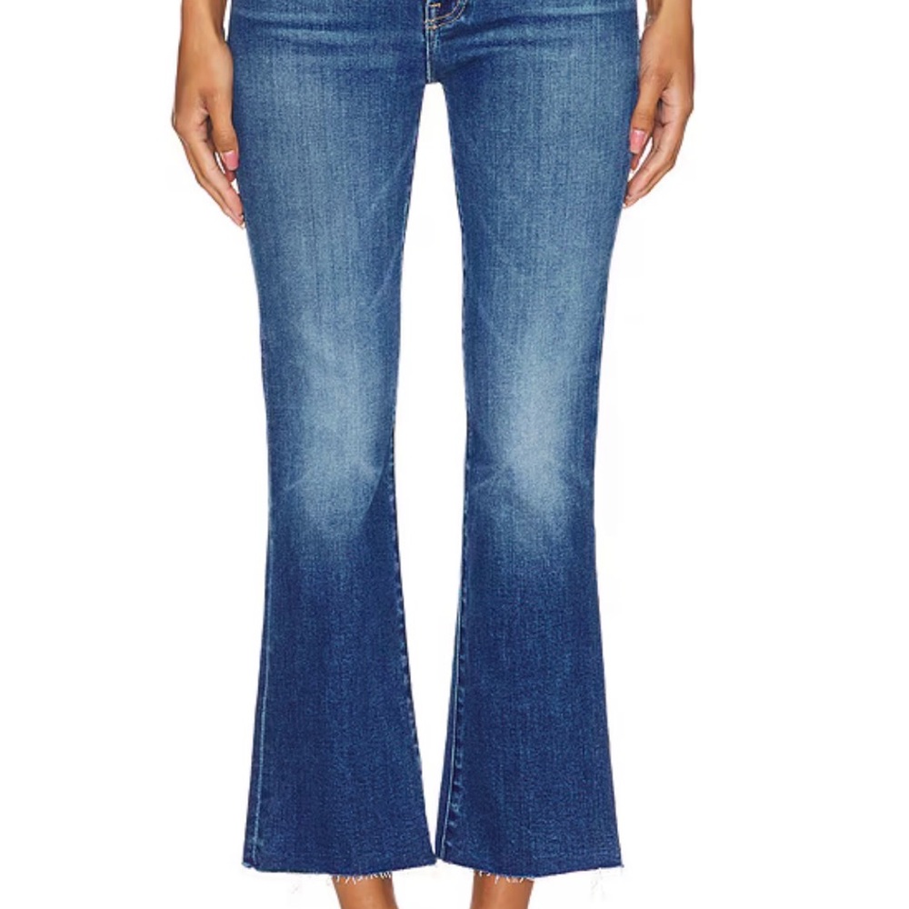 MOTHER Hustler Ankle Flair. Wash Grasping at Straws Size 30